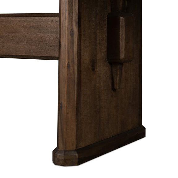 Melina Extension Dining Table - Weathered Acacia Veneer