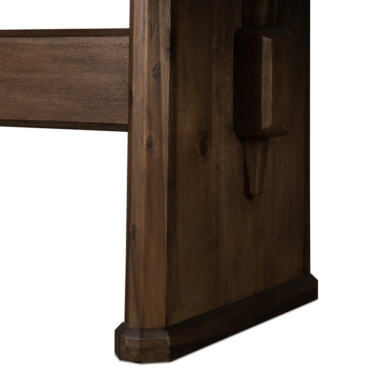 Melina Extension Dining Table - Weathered Acacia Veneer