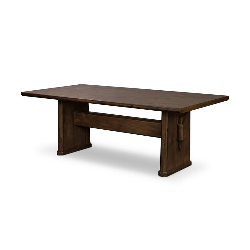 Melina Extension Dining Table - Weathered Acacia Veneer