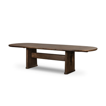 Melina Extension Dining Table - Weathered Acacia Veneer