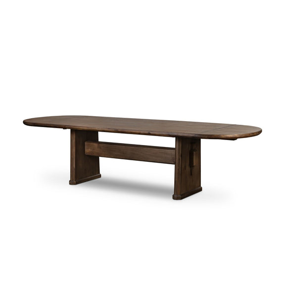 Melina Extension Dining Table - Weathered Acacia Veneer