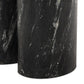 Oric Bistro Table - Black Marble