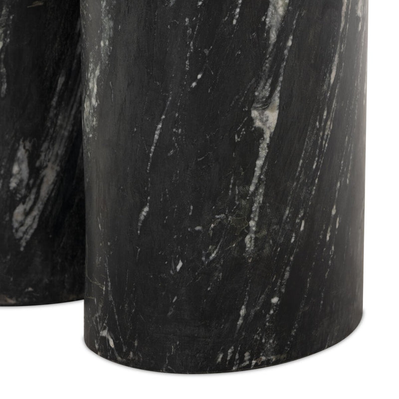 Oric Bistro Table - Black Marble