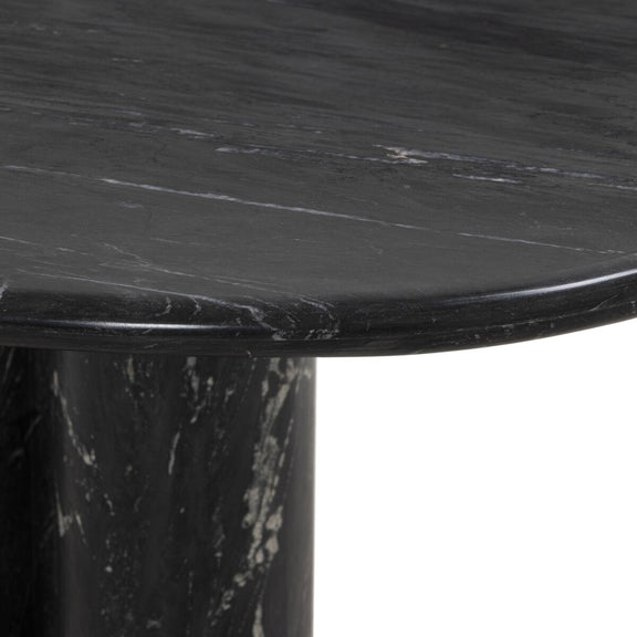 Oric Bistro Table - Black Marble