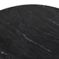 Oric Bistro Table - Black Marble