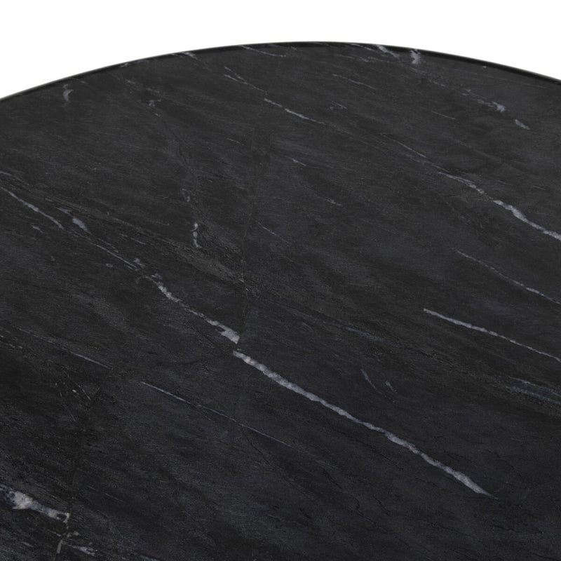 Oric Bistro Table - Black Marble