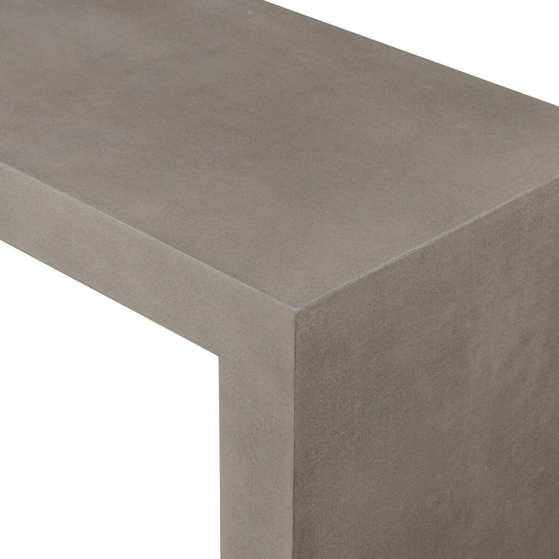 Parish Outdoor Console Table - Grey Concrete