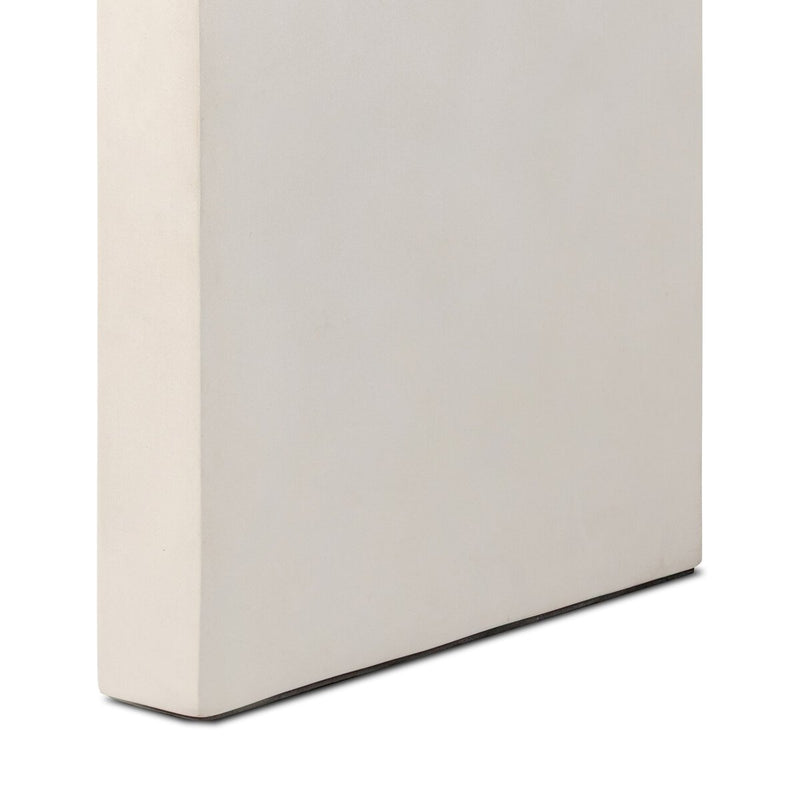 Parish Outdoor Console Table - White Concrete