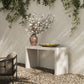 Parish Outdoor Console Table - White Concrete