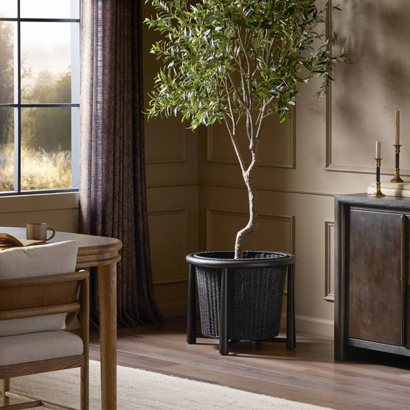Kernan Basket - Faux Black Hyacinth