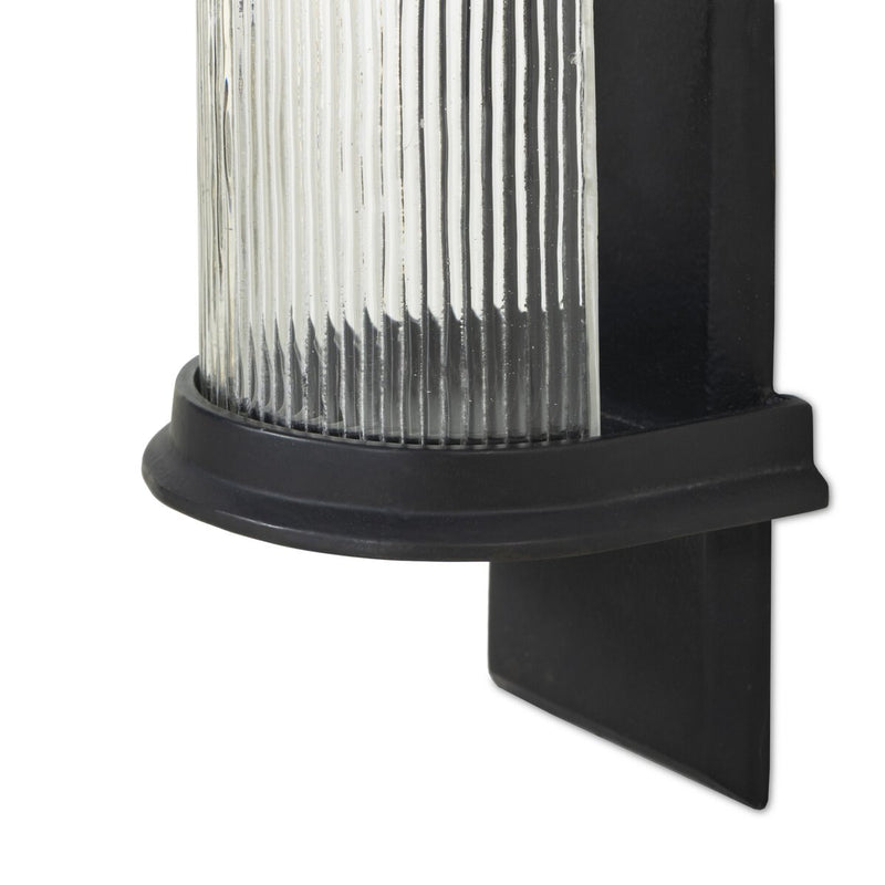 Elorie Wall Mounted Candle Holder Set - Black Antique