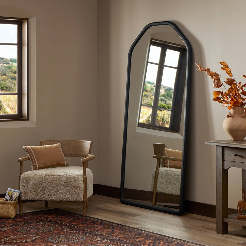 Prynne Mirror - Black Aluminum