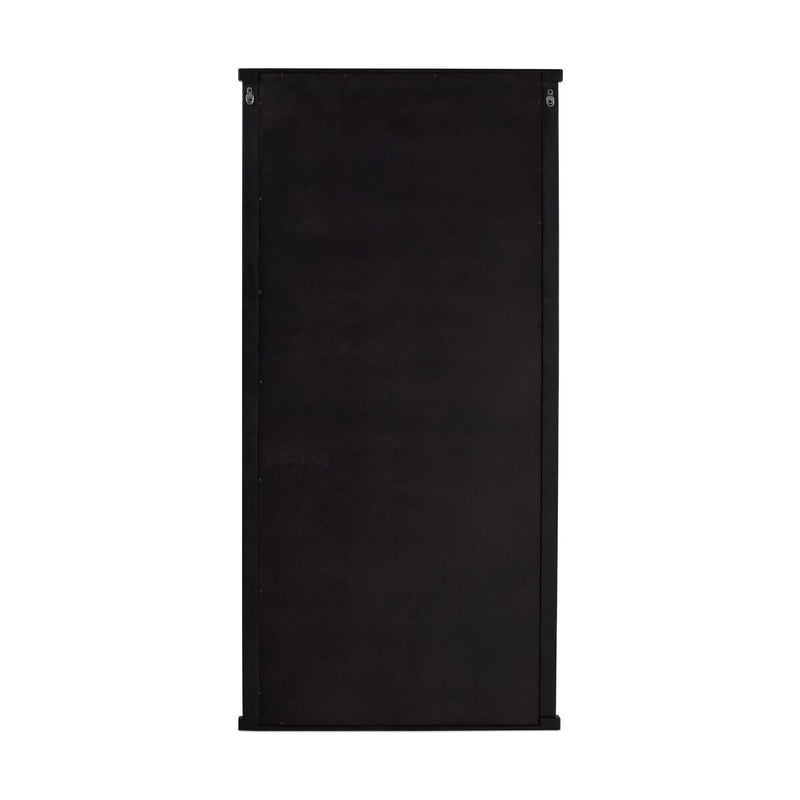 Cayman Mirror - Carved Black Mango