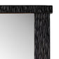 Cayman Mirror - Carved Black Mango