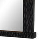 Cayman Mirror - Carved Black Mango