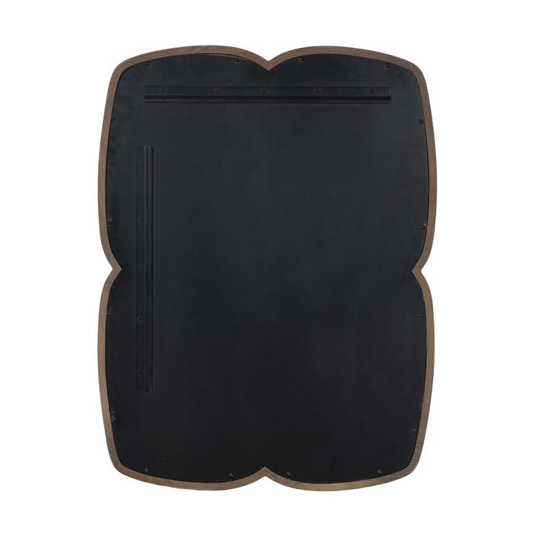 Floret Mirror - Cocoa Oak
