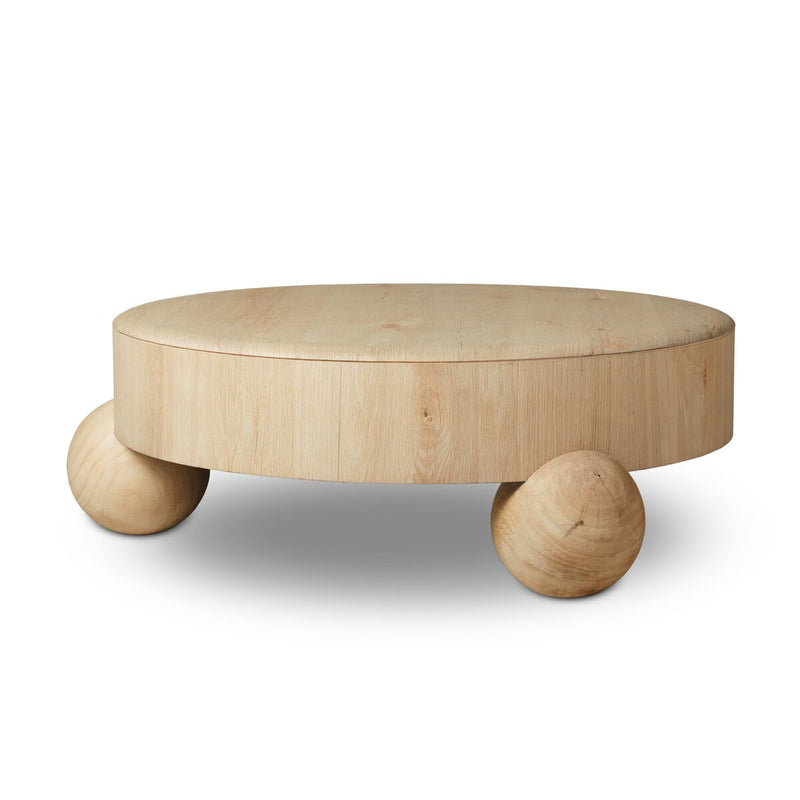 Raul Coffee Table - American White Oak Veneer