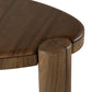 Kamira Oval Coffee Table - Dark Spalted Primavera