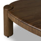 Kamira Oval Coffee Table - Dark Spalted Primavera