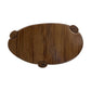 Kamira Oval Coffee Table - Dark Spalted Primavera