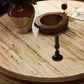 Bourne Dining Table - Light Beige Travertine