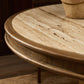 Bourne Dining Table - Light Beige Travertine