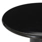 Manon Dining Table - Glossy Black Cast Aluminum