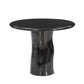 Manon Dining Table - Glossy Black Cast Aluminum
