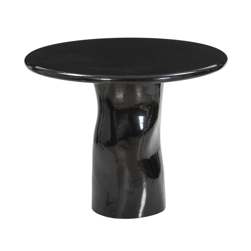 Manon Dining Table - Glossy Black Cast Aluminum
