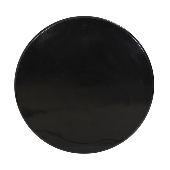 Manon Dining Table - Glossy Black Cast Aluminum