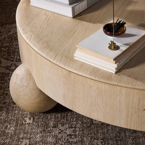 Raul Coffee Table - American White Oak Veneer