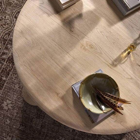 Raul Coffee Table - American White Oak Veneer