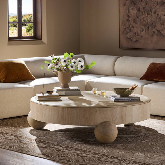 Raul Coffee Table - American White Oak Veneer