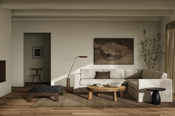 Tovana 3 Piece Sectional - Savoy Parchment