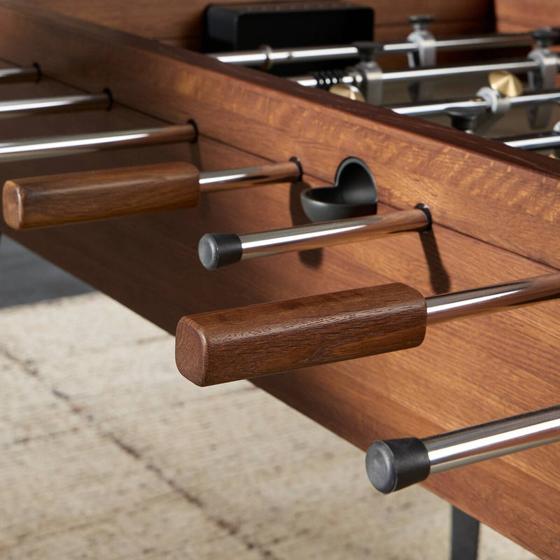 District Eight Foosball Table - Smoked Oak