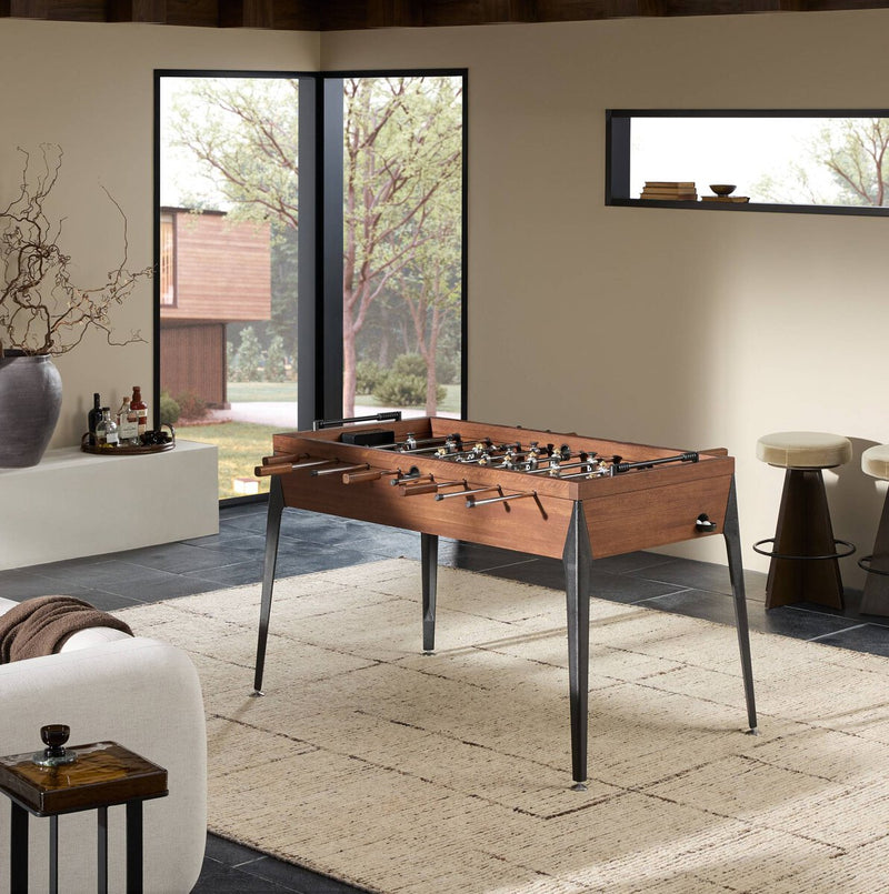 District Eight Foosball Table - Smoked Oak