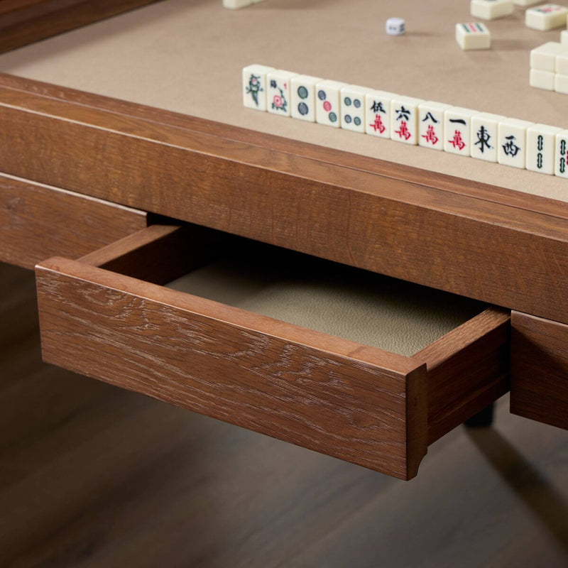 District Eight Mahjong Table - Smoked Oak
