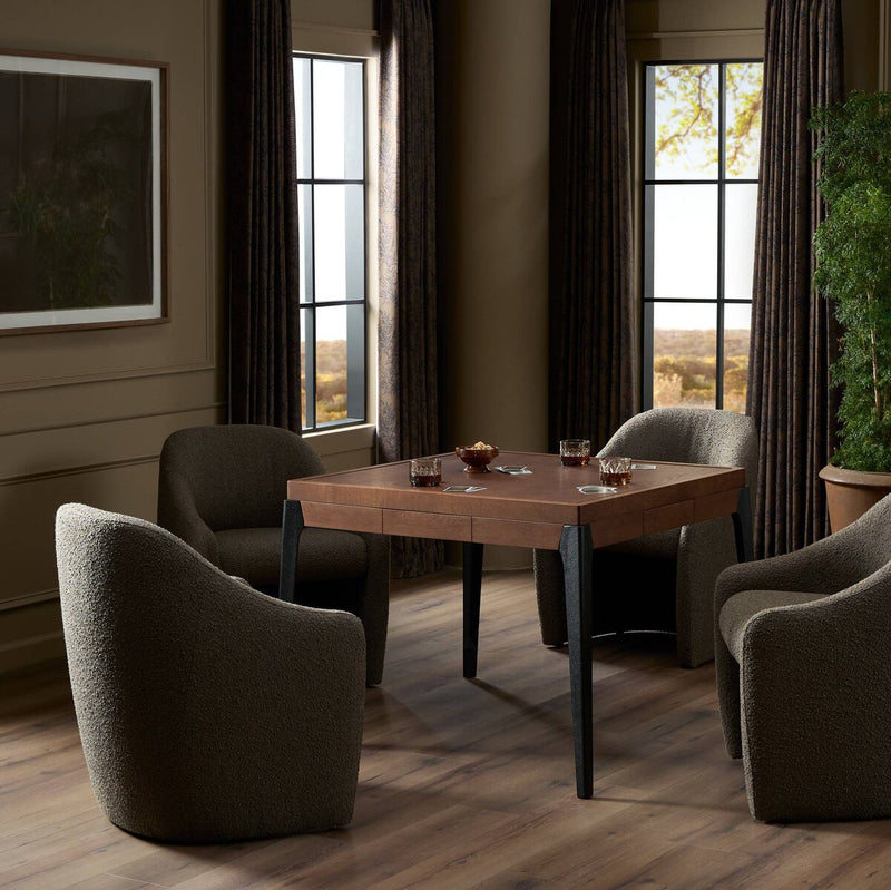 District Eight Mahjong Table - Smoked Oak