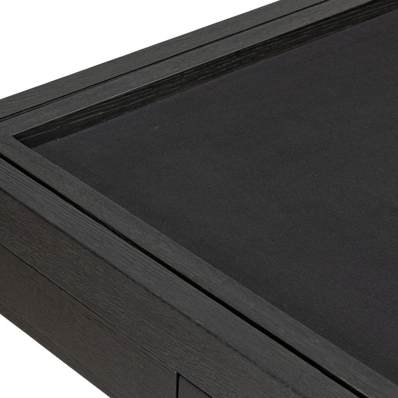 District Eight Mahjong Table - Ebonized Oak