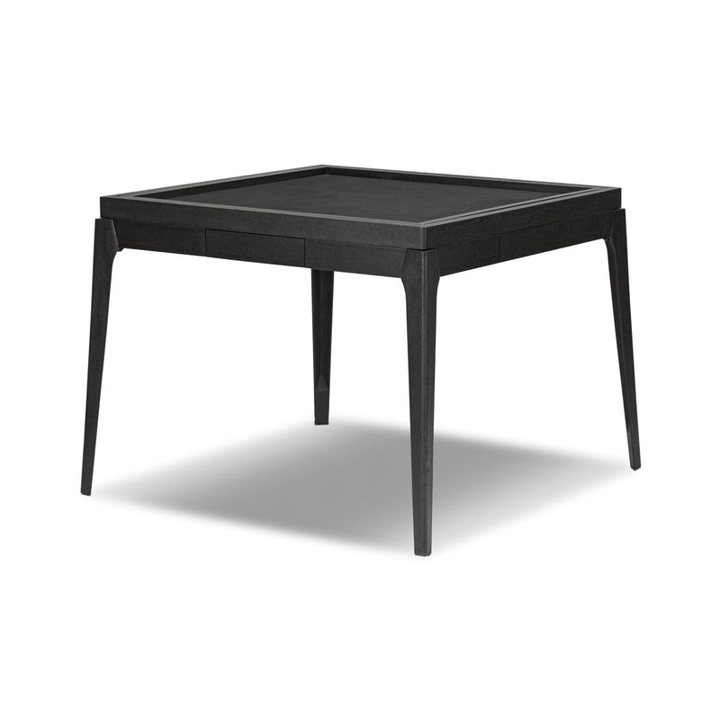 District Eight Mahjong Table - Ebonized Oak
