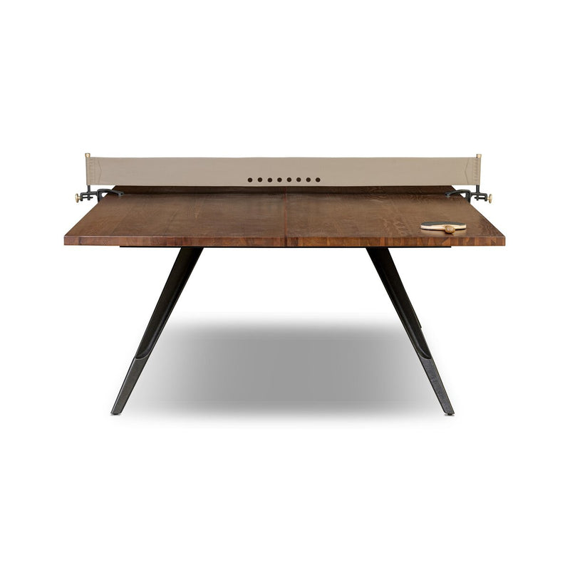 District Eight Ping Pong Table - Smoked Oak Veneer