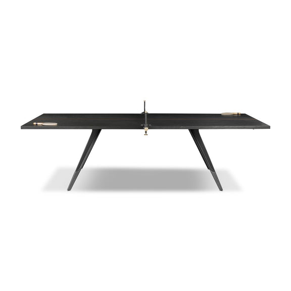 District Eight Ping Pong Table - Ebonized Oak Veneer