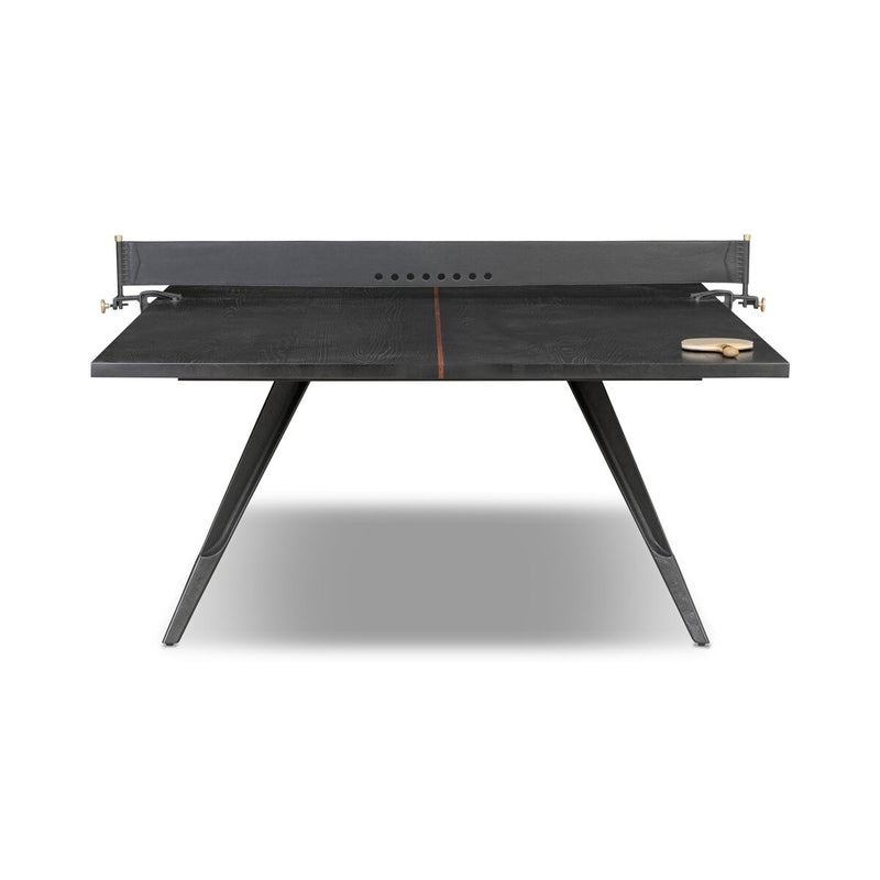 District Eight Ping Pong Table - Ebonized Oak Veneer