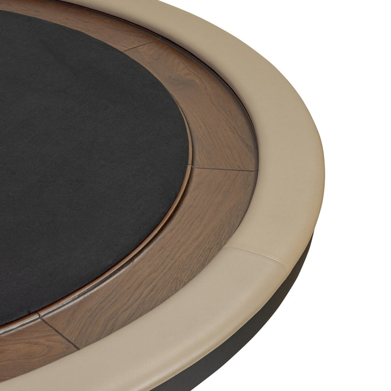 District Eight Poker Table - Smoked Oak