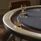 District Eight Poker Table - Smoked Oak