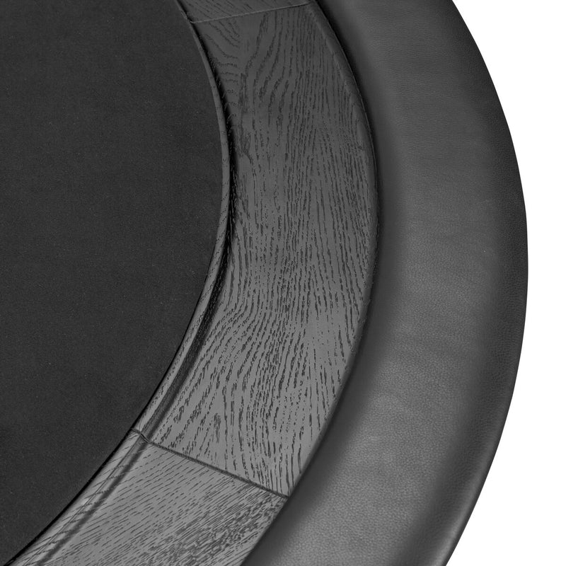 District Eight Poker Table - Ebonized Oak