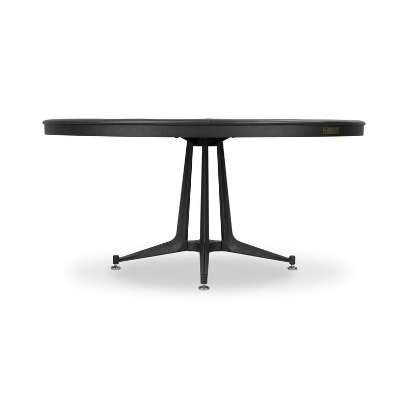 District Eight Poker Table - Ebonized Oak