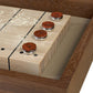District Eight Large Shuffleboard Table - Smoked Oak