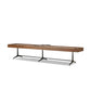 District Eight Large Shuffleboard Table - Smoked Oak