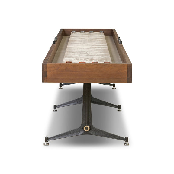 District Eight Large Shuffleboard Table - Smoked Oak